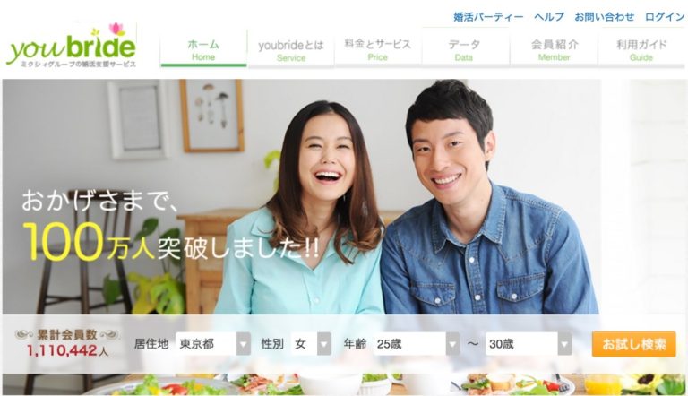 youbride　婚活サイト比較